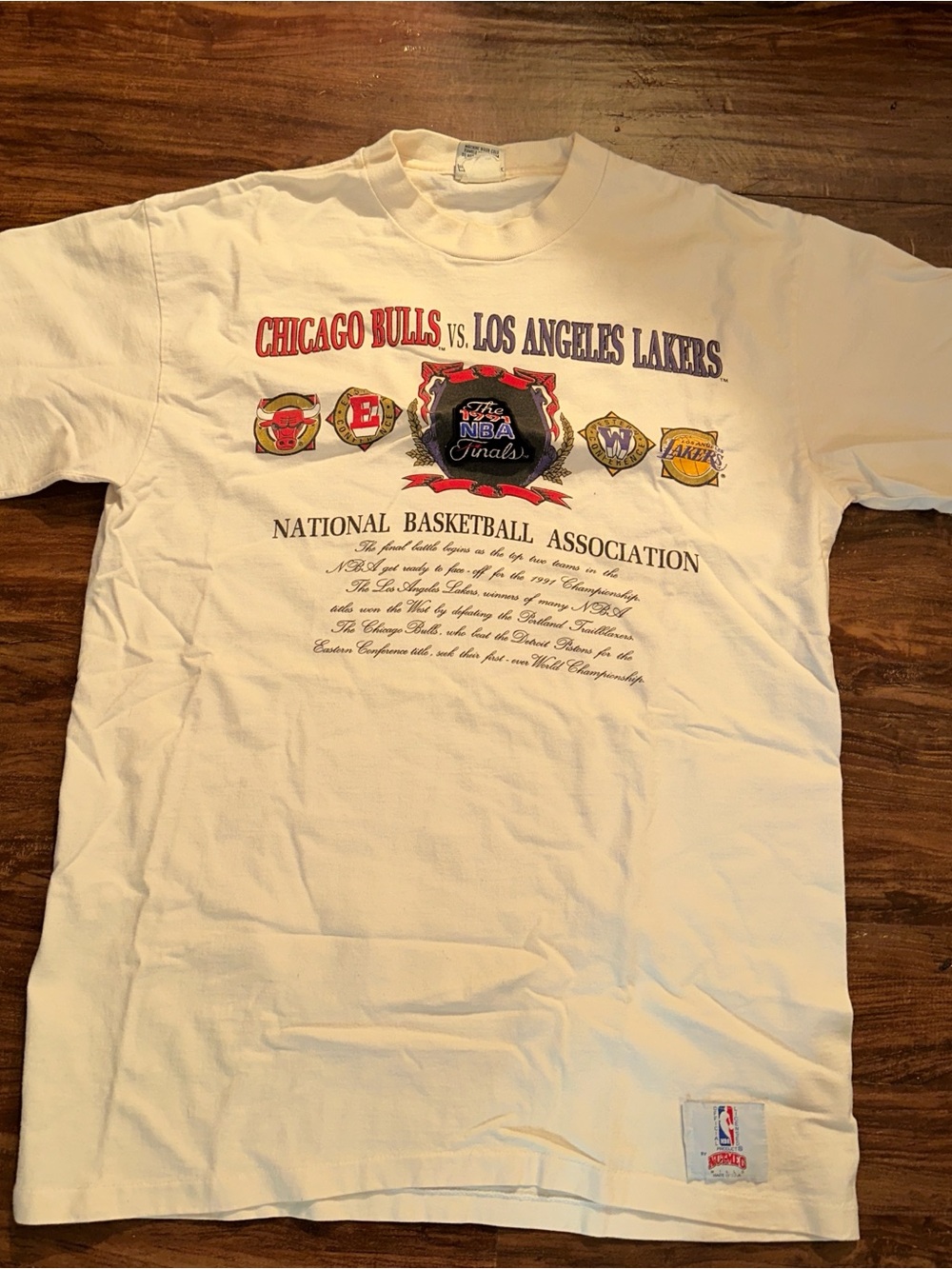 Chicago Bulls/Los Angeles Lakers 1991 NBA Finals Nutmeg